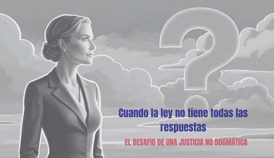 Cuando la ley no tiene todas las respuestas: el desafío de una justicia no dogmática