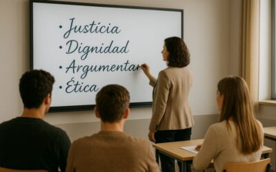 Educar en valores jurídicos no es repetir eslóganes. Es enseñar a pensar con rigor y a decidir con conciencia.
