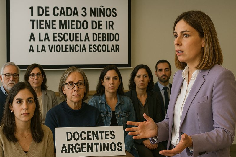 1 de cada 3 niños tiene miedo de asistir a la escuela debido a situaciones de violencia escolar.