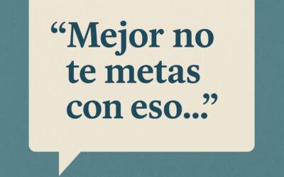 Mejor no te metas con eso