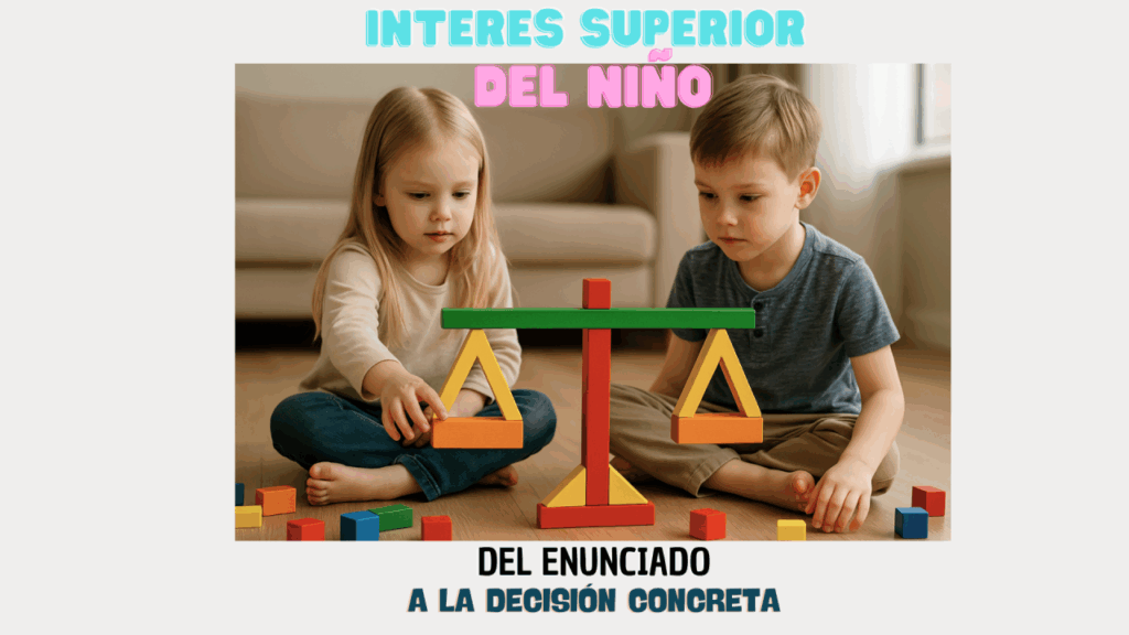 interés superior del niño