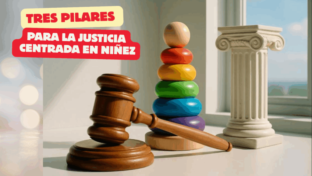 Imagen que representa la Justicia centrada en la niñez