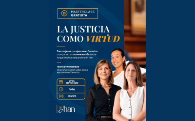 «La Justicia como virtud»: Mariana Rey Galindo participa de una masterclass gratuita de Fundación ANAN